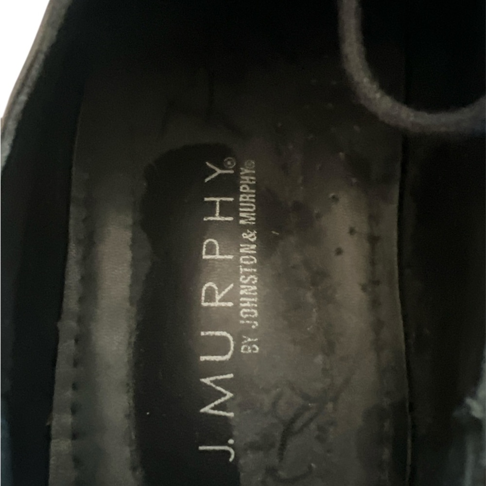 J Murphy by Johnston & Murphy Oxfords Dress Shoes Mens Size 12 M Black Leather - Picture 5 of 6